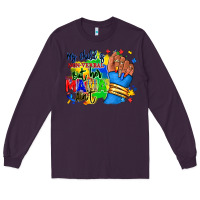 Plum my child is non verbal but her mama aint afro hand rana Long Sleeve Tee - RanaPortraitStore