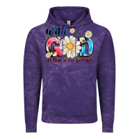 Cloud Purple With God All Things Are Possible Vintage Hoodie - MaliasSmallBusiness