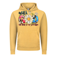 Vintage Mustard With God All Things Are Possible Vintage Hoodie - MaliasSmallBusiness