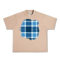 Burro Winter Tartan Patch Urban Heavy Tee - BundleAndBundleShop