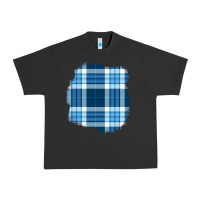 Pigment Black Winter Tartan Patch Urban Heavy Tee - BundleAndBundleShop