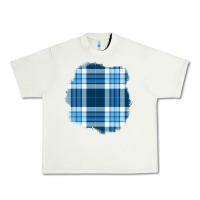Winter Tartan Patch Urban Heavy Tee | Teevron