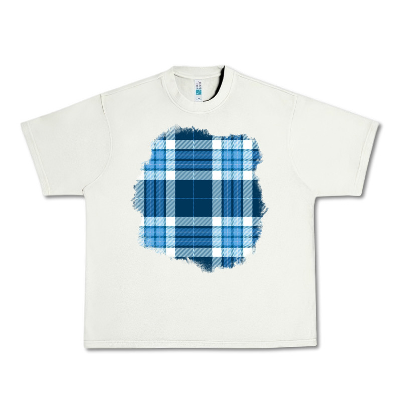 Winter Tartan Patch Urban Heavy Tee by BundleAndBundleShop | Teevron