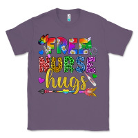 Lavender Free Nurse Hugs Pride LGBTQ+ Classic Tee - BundleAndBundleShop