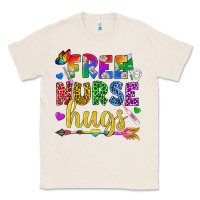 Natural Free Nurse Hugs Pride LGBTQ+ Classic Tee - BundleAndBundleShop