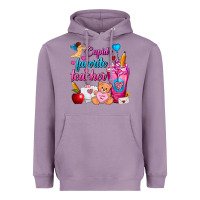Lavender Cupid's Favorite Teacher Valentine's Day Frappe Heavyweight Hoodie - FaDigitalArtStudio