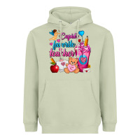 Matcha Cupid's Favorite Teacher Valentine's Day Frappe Heavyweight Hoodie - FaDigitalArtStudio