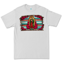 Dove Grey lady of guadalupe serape and roses Premium Tee - Jasminsmagicworld