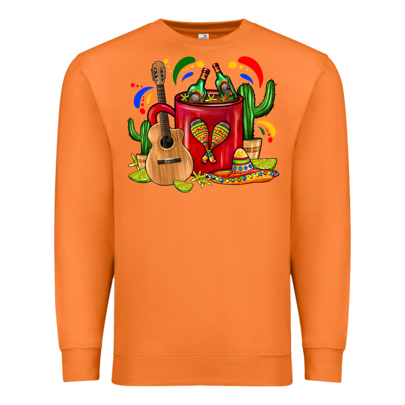 Mexico Coffee Mug Premium Sweatshirt by FaDigitalArtStudio | Teevron