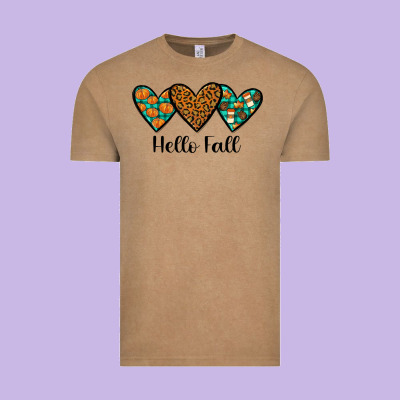 Hello Fall Vintage Tee Designed By Jahusdesignshop