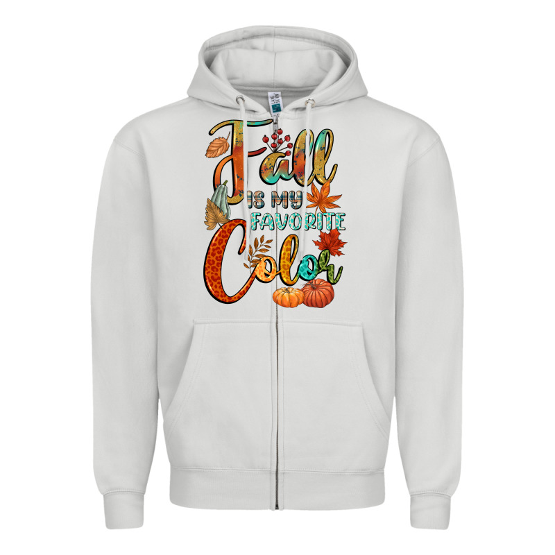 Fall Is My Favorite Color Zipper Hoodie by CowGirlArtShop | Teevron
