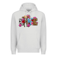 Dove Grey love with cow olivia Premium Hoodie - OliviaCreatesArt