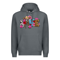 Rock love with cow olivia Premium Hoodie - OliviaCreatesArt