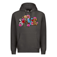 Smoke love with cow olivia Premium Hoodie - OliviaCreatesArt