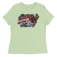 Matcha i back the blue eagle Ladies Tee - NancyCooperArtShop