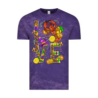 Cloud Purple Love Crawfish Mardi Gras Vintage Tee - BundleAndBundleShop