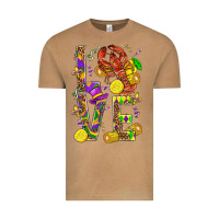 Vintage Camel Love Crawfish Mardi Gras Vintage Tee - BundleAndBundleShop