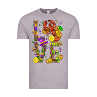 Vintage Zinc Love Crawfish Mardi Gras Vintage Tee - BundleAndBundleShop