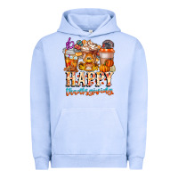 Pigment Grape Ice happy thanksgiving Urban Hoodie - CowhideDigitalArt