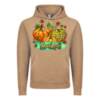 Vintage Coffee thankful pumpkins with glitter Vintage Hoodie - MaliasSmallBusiness