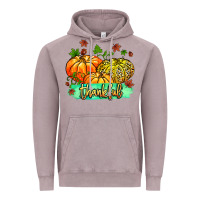 Vintage Zinc thankful pumpkins with glitter Vintage Hoodie - MaliasSmallBusiness