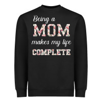 Black Being A Mom Makes My Life Complete For dark Heavyweight Sweatshirt - Bettercallsaul