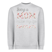 Heather Grey Being A Mom Makes My Life Complete For dark Heavyweight Sweatshirt - Bettercallsaul
