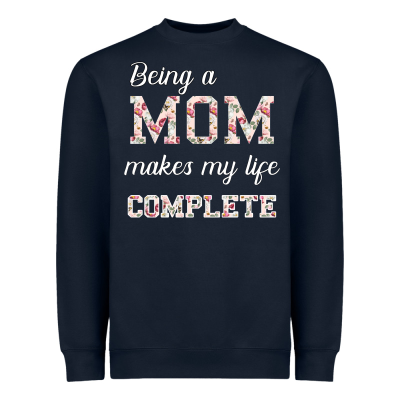 Being A Mom Makes My Life Complete For Dark Heavyweight Sweatshirt by Bettercallsaul | Teevron