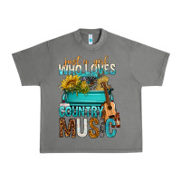 Tornado Just A Girl Who Loves Country Music Urban Heavy Tee - BundleAndBundleShop