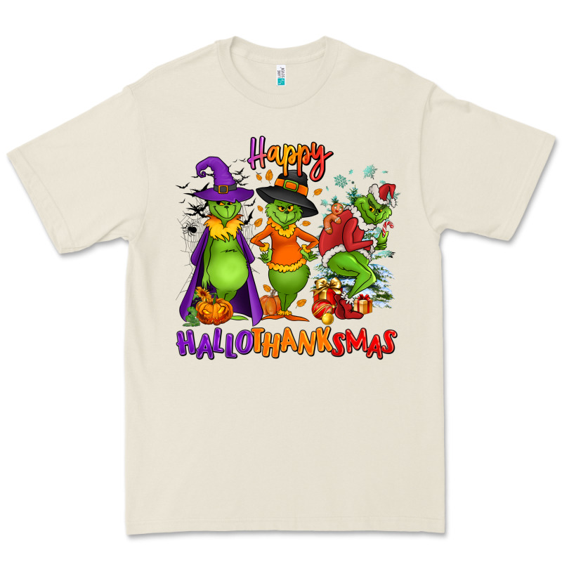 Happy Hallothanksmas Premium Tee by NancyCooperArtShop | Teevron
