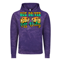 Cloud Purple Bus Driver Off Duty Vintage Hoodie - Jasminsmagicworld