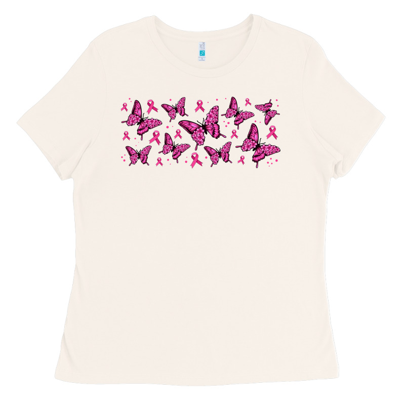 Breast Cancer Butterflies Ladies Tee by Jasminsmagicworld | Teevron