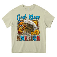 Mossy God Bless America Heavy Core Tee - LillyAllenDesigns