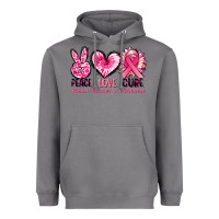 Storm Peace love cure Breast Cancer Awareness Heavyweight Hoodie - FaDigitalArtStudio