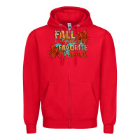 Red fall is my second favorite f word Zipper Hoodie - CowGirlArtShop
