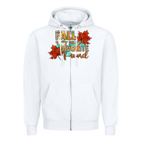 White fall is my second favorite f word Zipper Hoodie - CowGirlArtShop