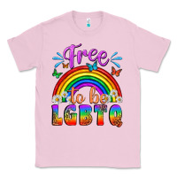 Bubblegum Pink Western Free To Be Lgbtq Classic Tee - BundleAndBundleShop