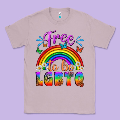 Western Free To Be Lgbtq Classic Tee Designed By Bundleandbundleshop