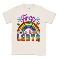 Natural Western Free To Be Lgbtq Classic Tee - BundleAndBundleShop