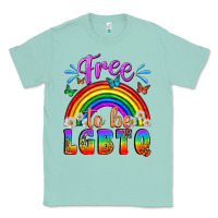 Seafoam Western Free To Be Lgbtq Classic Tee - BundleAndBundleShop