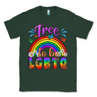 Sports Green Western Free To Be Lgbtq Classic Tee - BundleAndBundleShop