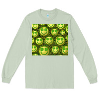 Matcha st. patrick's day lucky face Long Sleeve Tee - RanaPortraitStore