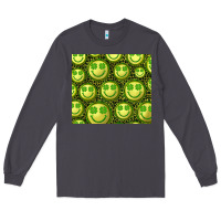 Smoke st. patrick's day lucky face Long Sleeve Tee - RanaPortraitStore