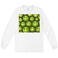 White st. patrick's day lucky face Long Sleeve Tee - RanaPortraitStore