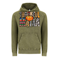 Vintage Olive Thankful Mama Vintage Hoodie - MaliasSmallBusiness