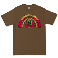 Cacao lady of guadalupe rainbow Premium Tee - Jasminsmagicworld