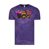 Cloud Purple Mardi Gras afro gnomies Vintage Tee - BundleAndBundleShop