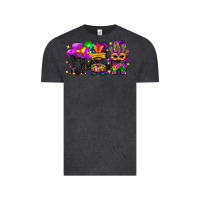 Vintage Black Mardi Gras afro gnomies Vintage Tee - BundleAndBundleShop