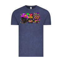 Vintage Denim Mardi Gras afro gnomies Vintage Tee - BundleAndBundleShop