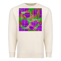 Sandshell Mardi Gras leopard Seamless Pattern Premium Sweatshirt - FaDigitalArtStudio